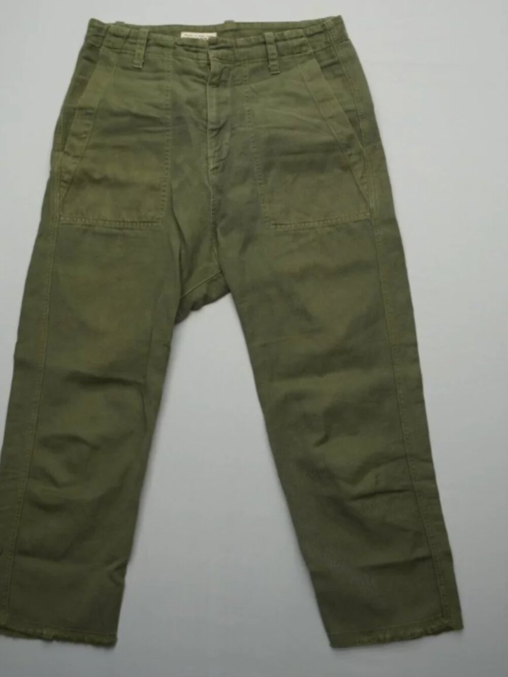 Nili Lotan Luna Linen Blend Drop Crotch Pants Size 0 - Picture 3 of 3